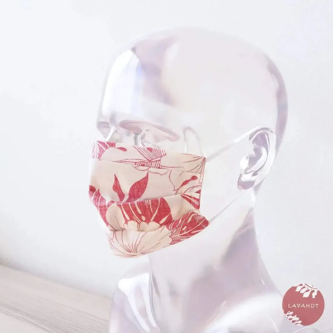 Accordion + Filter Pocket • Red Orchid - Made in Hawaii