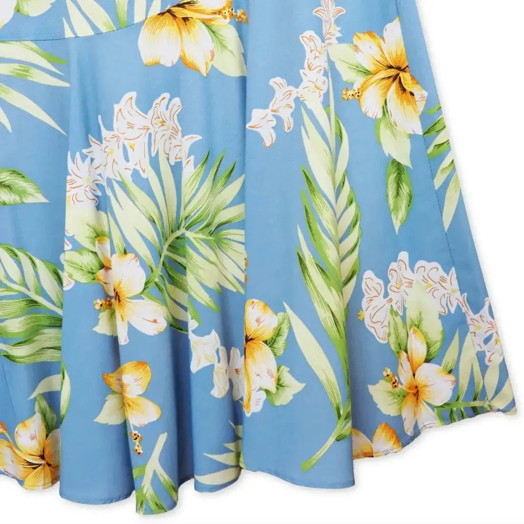 Atoll Blue Malia Hawaiian Dress Made in Hawaii