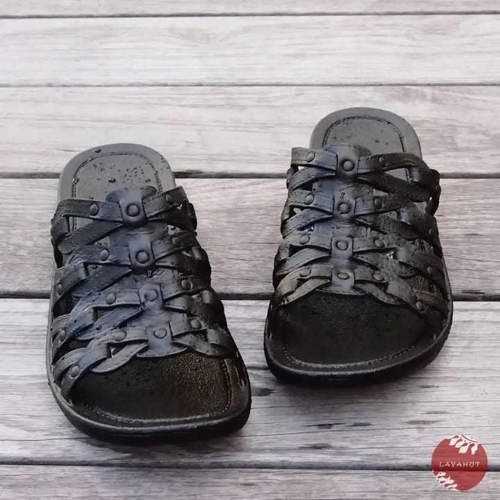Black Tia™ - Pali Hawaii Sandals - Made in Hawaii