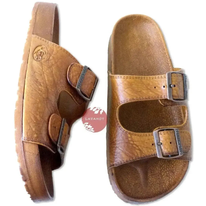 Brown Buckle Pali Hawaii Hawaiian Jesus Sandals Made in Hawaii