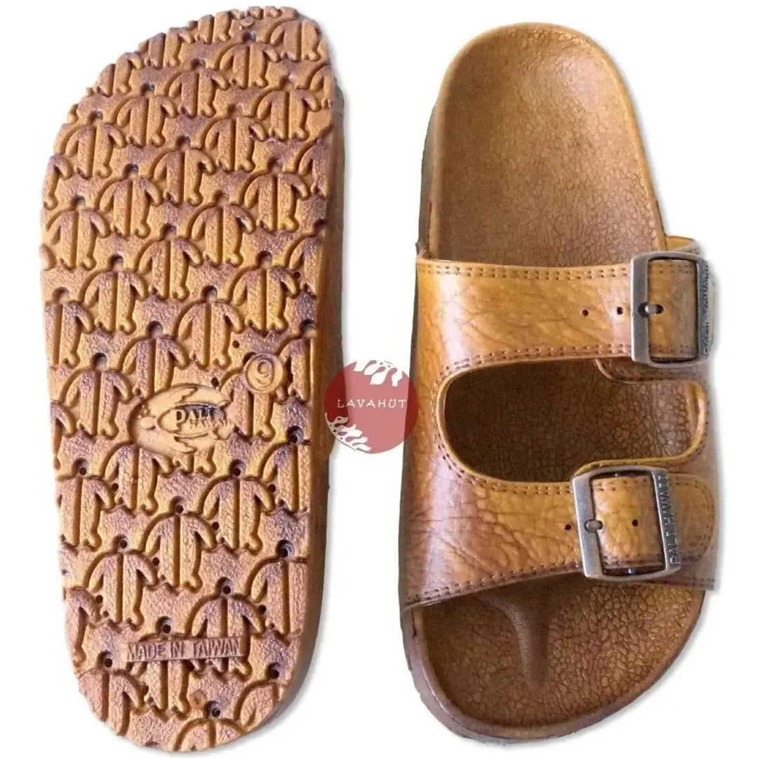 Brown Buckle Pali Hawaii Hawaiian Jesus Sandals Made in Hawaii