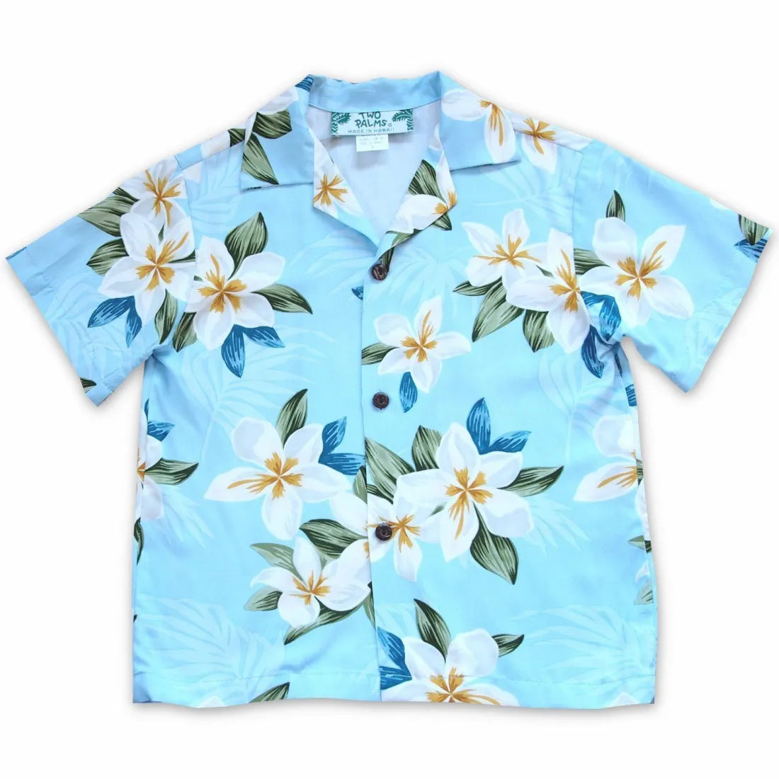 Escape Blue Hawaiian Boy Shirt - Made In Hawaii