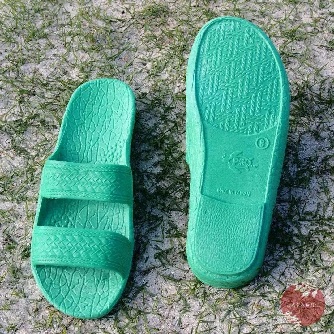 Green Classic Jandals® Pali Hawaii Sandals Made in Hawaii