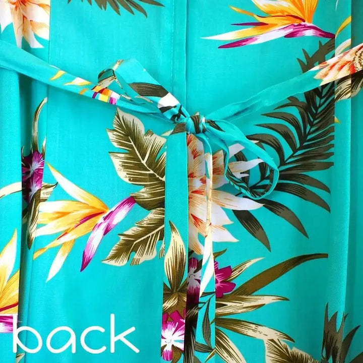 Mountain Green Darling Midi Hawaiian Dress Made in Hawaii