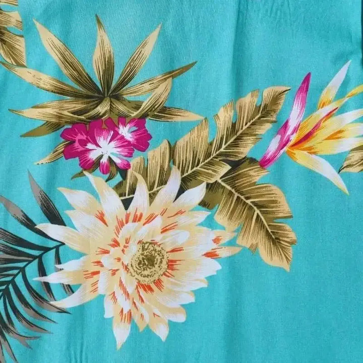 Mountain Green Molokini Hawaiian Dress Made in Hawaii