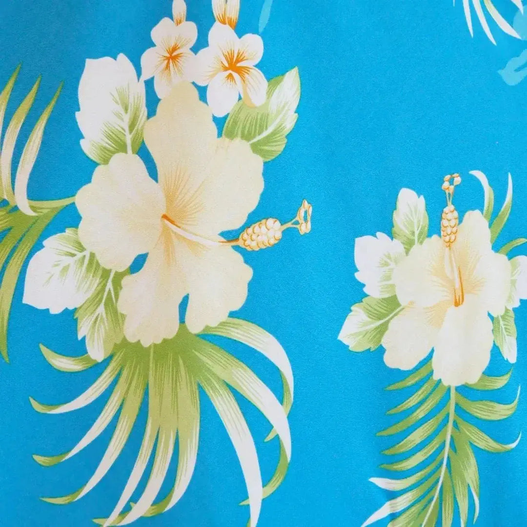 Passion Blue Akua Hawaiian Halter Dress Made in Hawaii