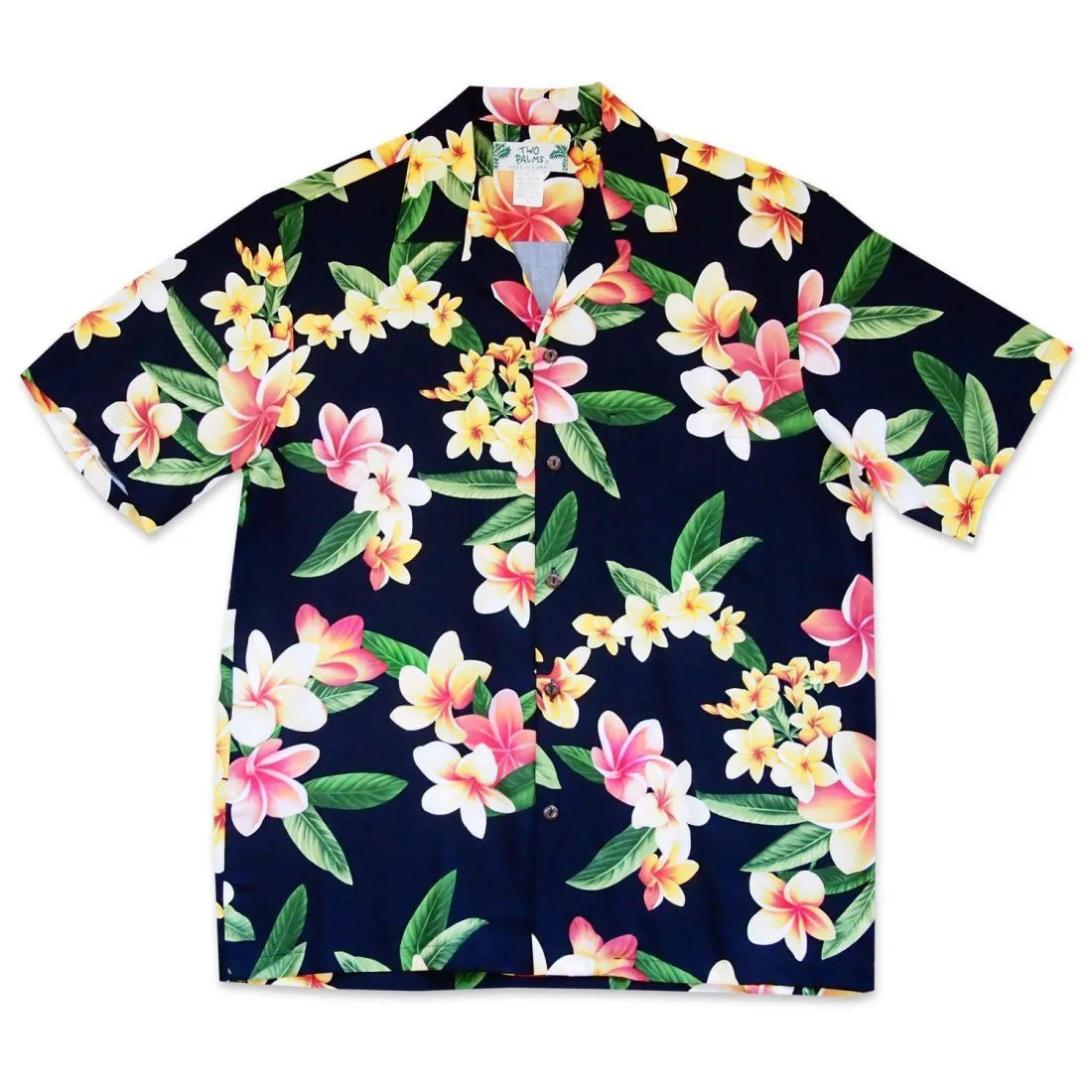 Pebble Black Hawaiian Rayon Shirt - Made In Hawaii