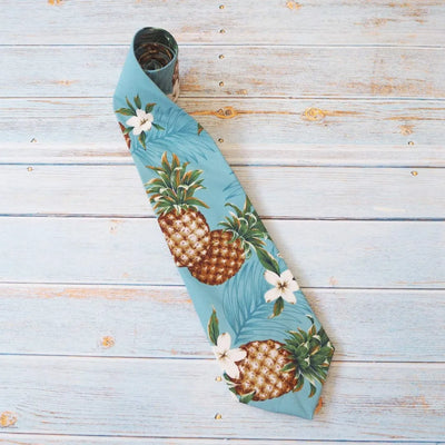 Pineapple King Hawaiian Necktie - Made In Hawaii