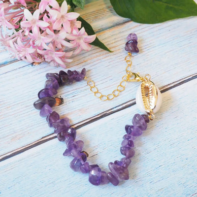 Rock Star Purple Hawaiian Bracelet - Made In Hawaii