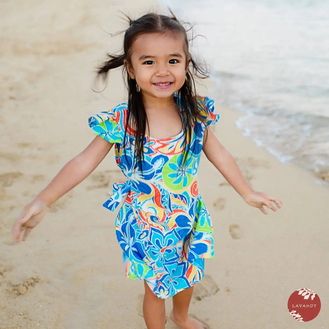 Hawaiian dresses for girls on sale