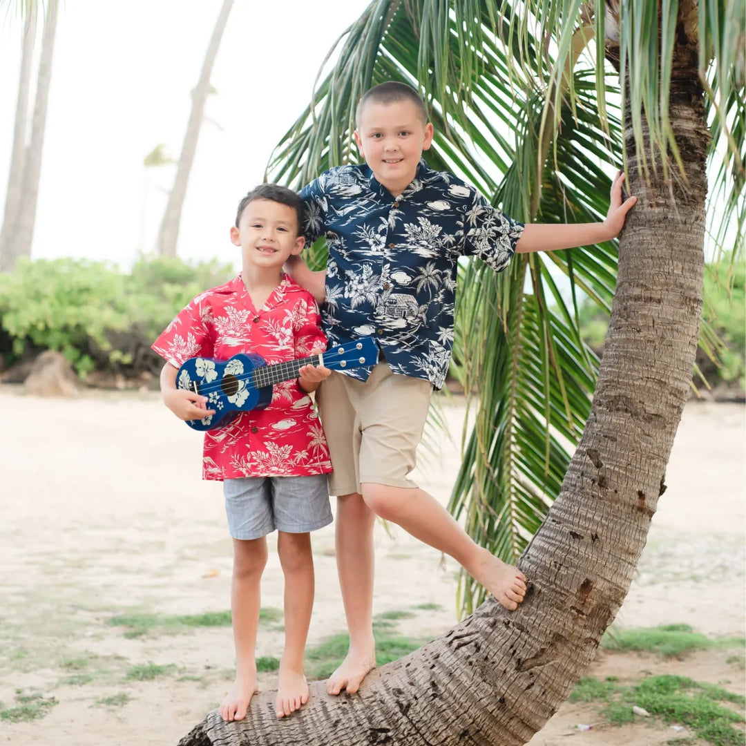 Handsome Hawaiian Boy Shirts Lavahut