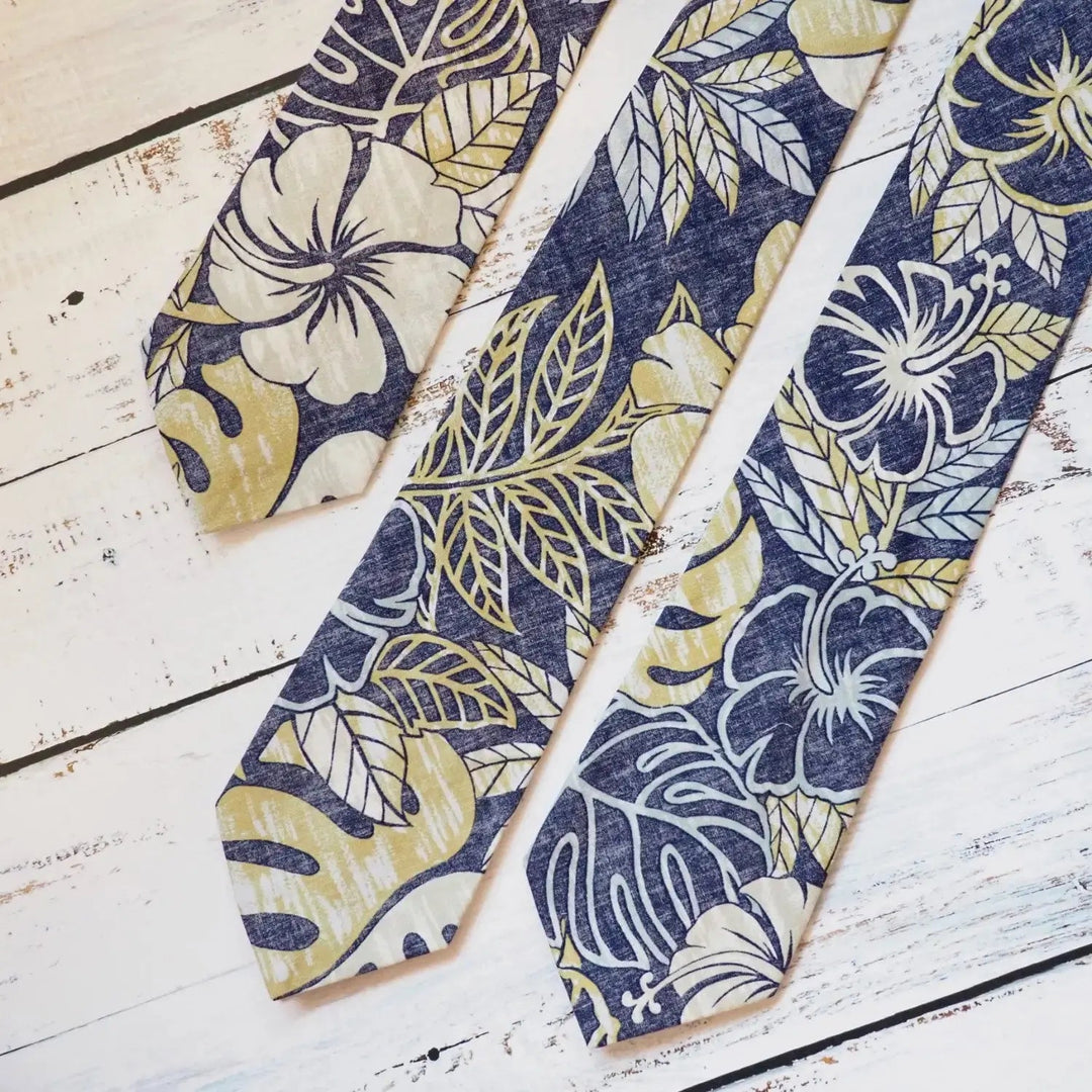 Hawaiian Print Neckties - Lavahut