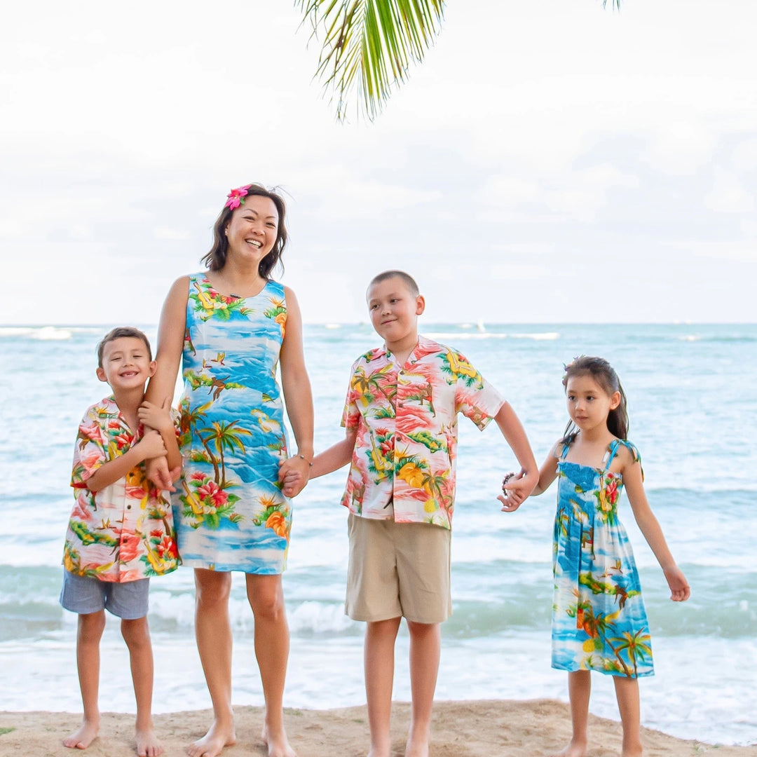 Matching Hawaiian Clothing for Couples & Family - Lavahut