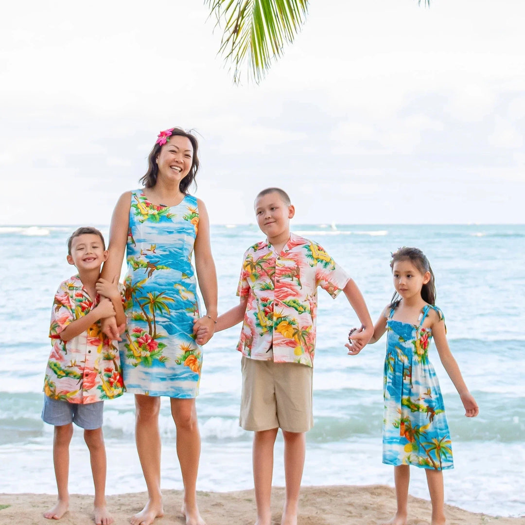 Matching Hawaiian Clothing for Couples & Family - Lavahut