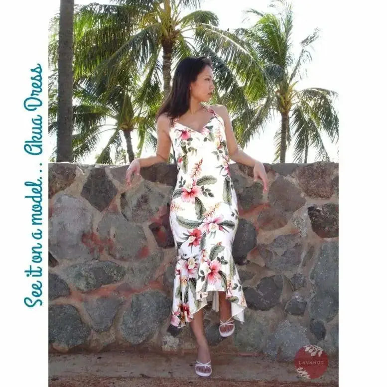 Midi / Mid-length Hawaiian Floral Dresses Lavahut