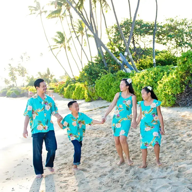 MOTHER and SON - Hawaiian Matching Outfits Lavahut