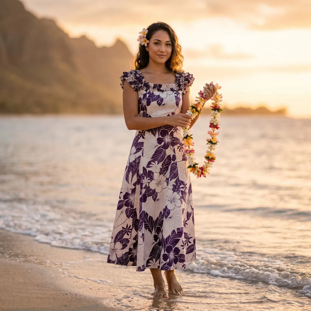 Traditional Hawaiian Muumuu Dresses - Lavahut