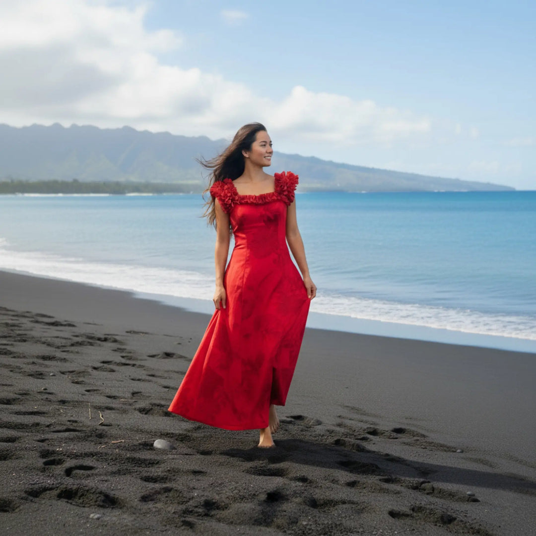 Traditional Hawaiian Muumuu Dresses - Lavahut