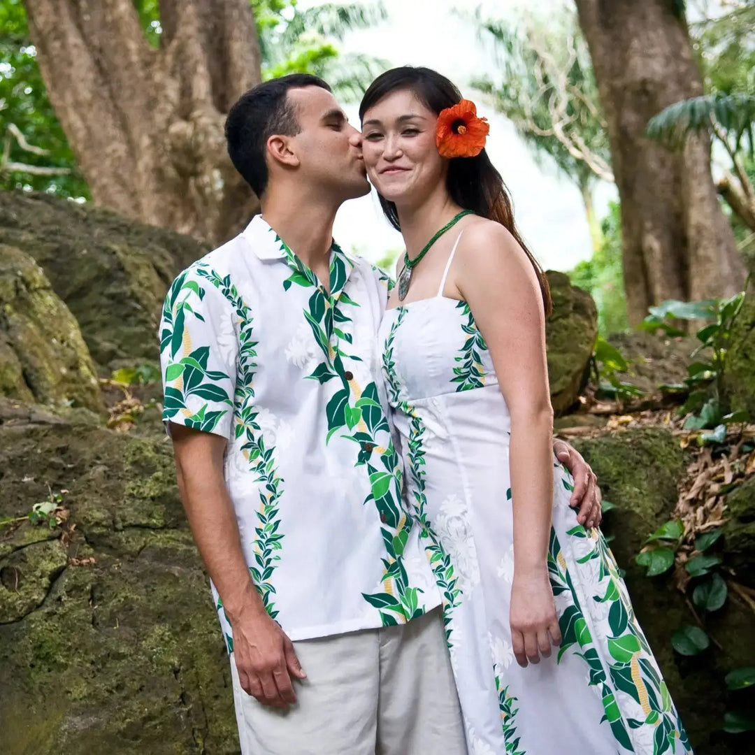 Matching aloha shirts and dresses on sale