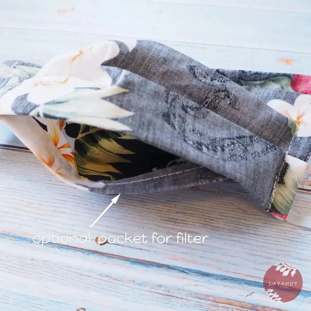 Accordion + Filter Pocket • Black Mist - Made in Hawaii