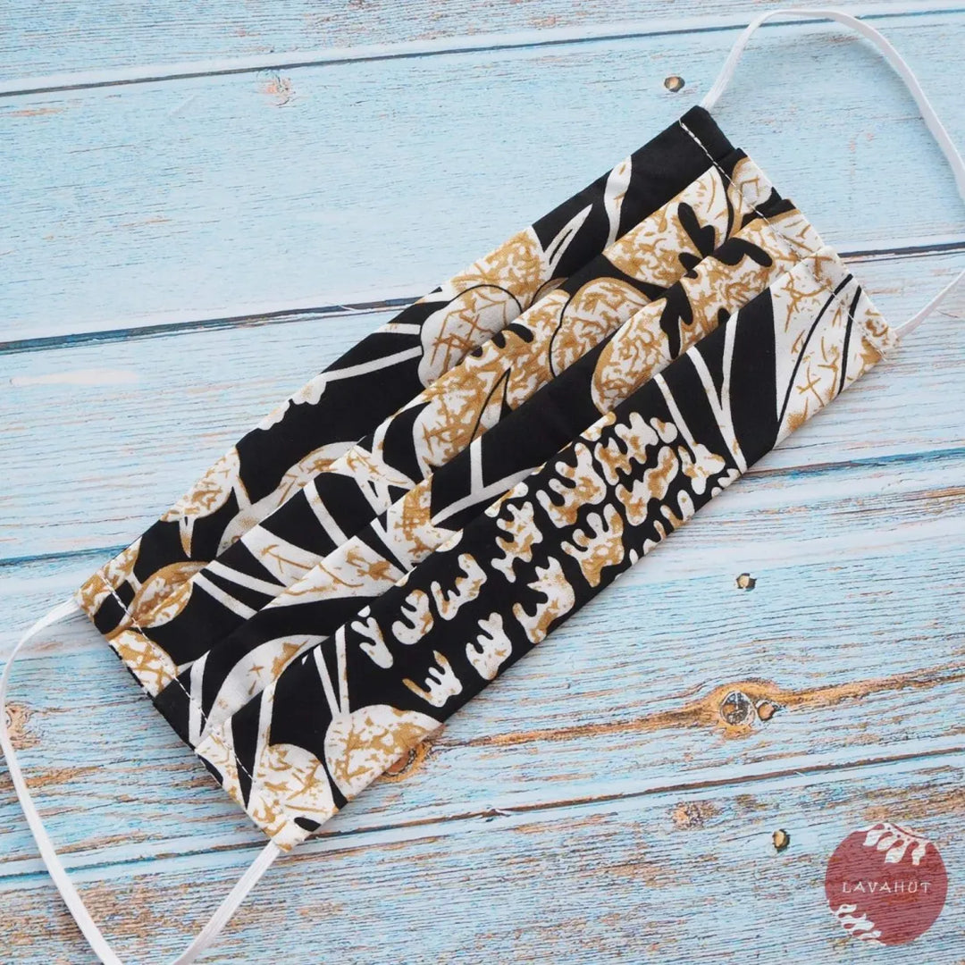 Accordion + Filter Pocket • Black Sweet Pineapple - Made in Hawaii