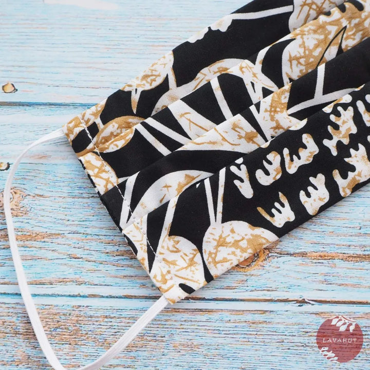 Accordion + Filter Pocket • Black Sweet Pineapple - Made in Hawaii