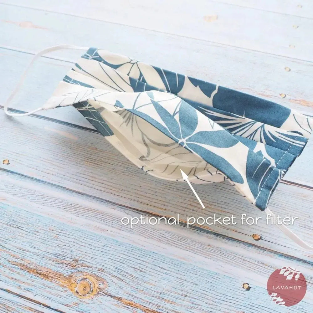 Accordion + Filter Pocket • Blue Haven - Made in Hawaii