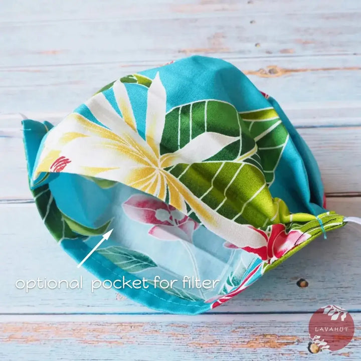 Accordion + Filter Pocket • Blue Paradise - Made in Hawaii