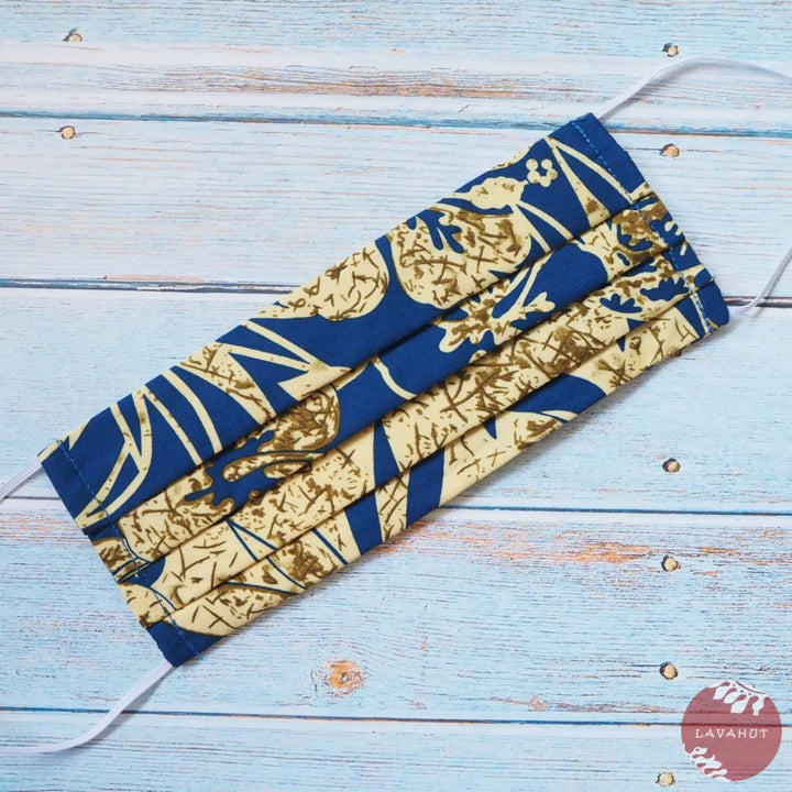 Accordion + Filter Pocket • Blue Sweet Pineapple ~ Bright Side - Made in Hawaii