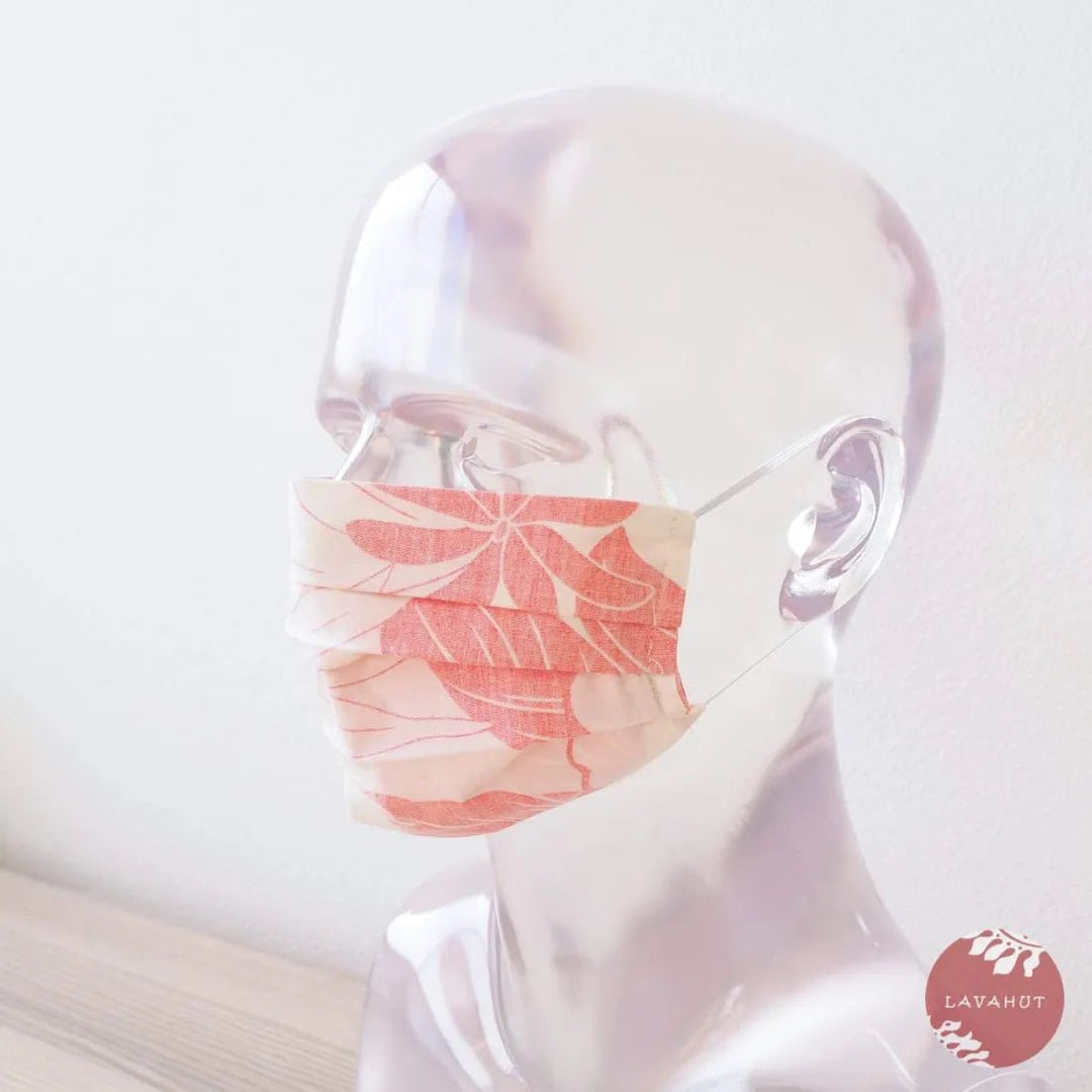 Accordion + Filter Pocket • Coral Haven – Authentic Hawaiian Face Mask by Lavahut