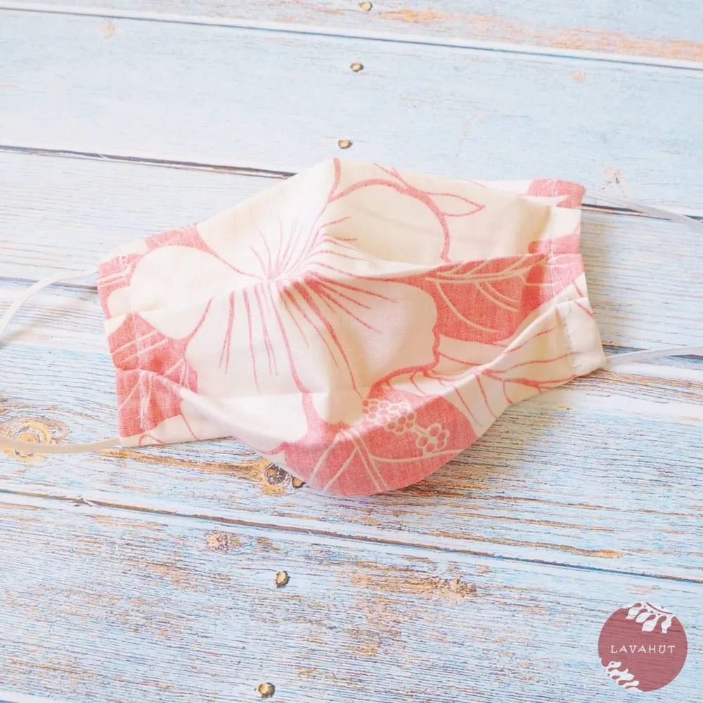 Accordion + Filter Pocket • Coral Haven – Authentic Hawaiian Face Mask by Lavahut