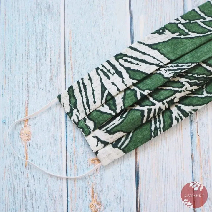 Accordion + Filter Pocket • Green Forest - Made in Hawaii
