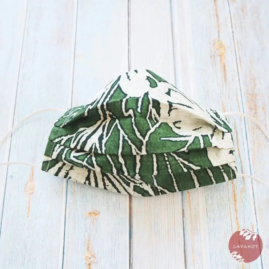 Accordion + Filter Pocket • Green Forest - Made in Hawaii
