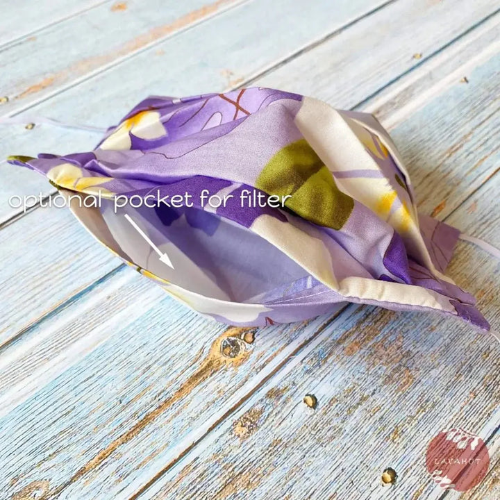 Accordion + Filter Pocket • Lavender Oasis - Made in Hawaii
