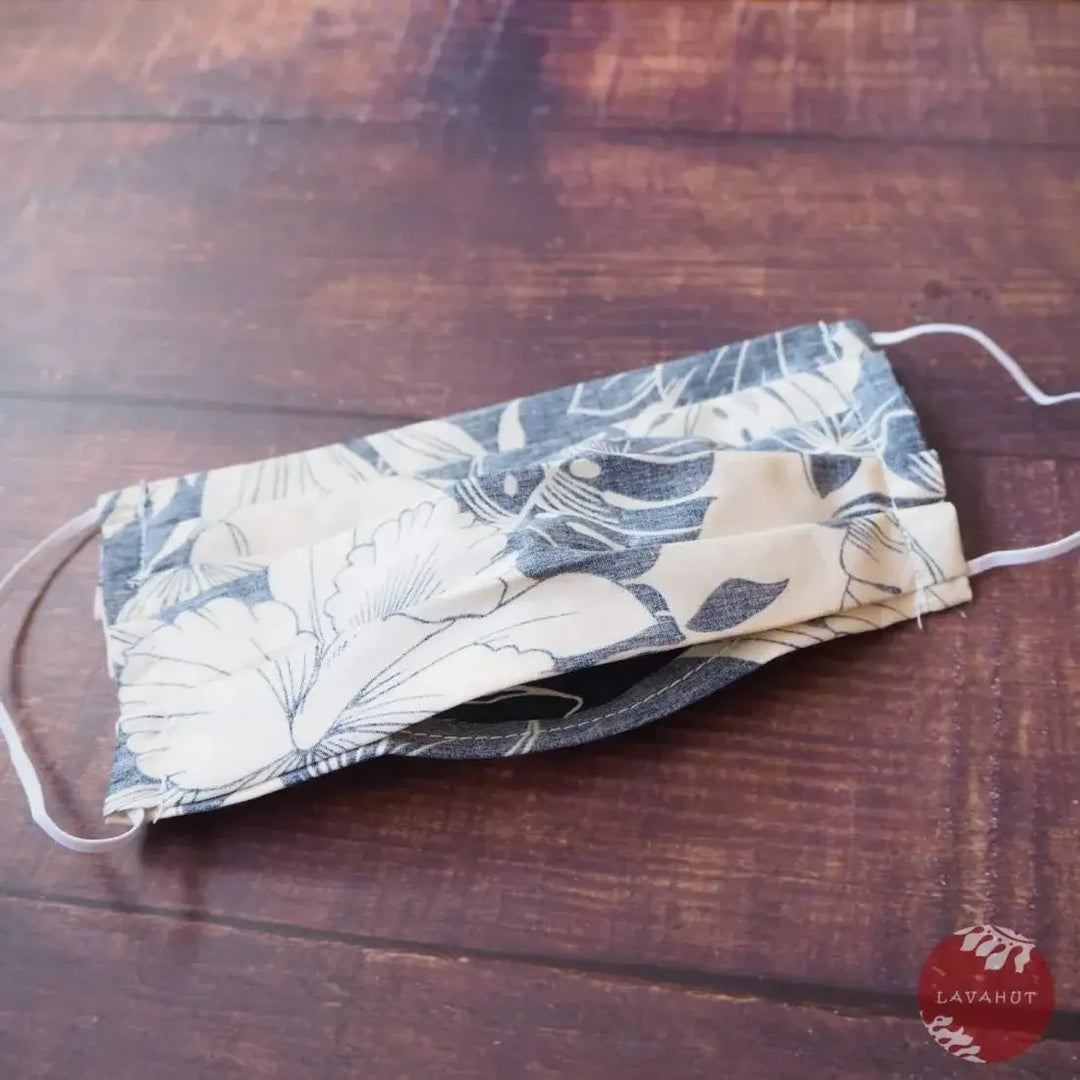 Accordion + Filter Pocket • Navy Orchid - Made in Hawaii