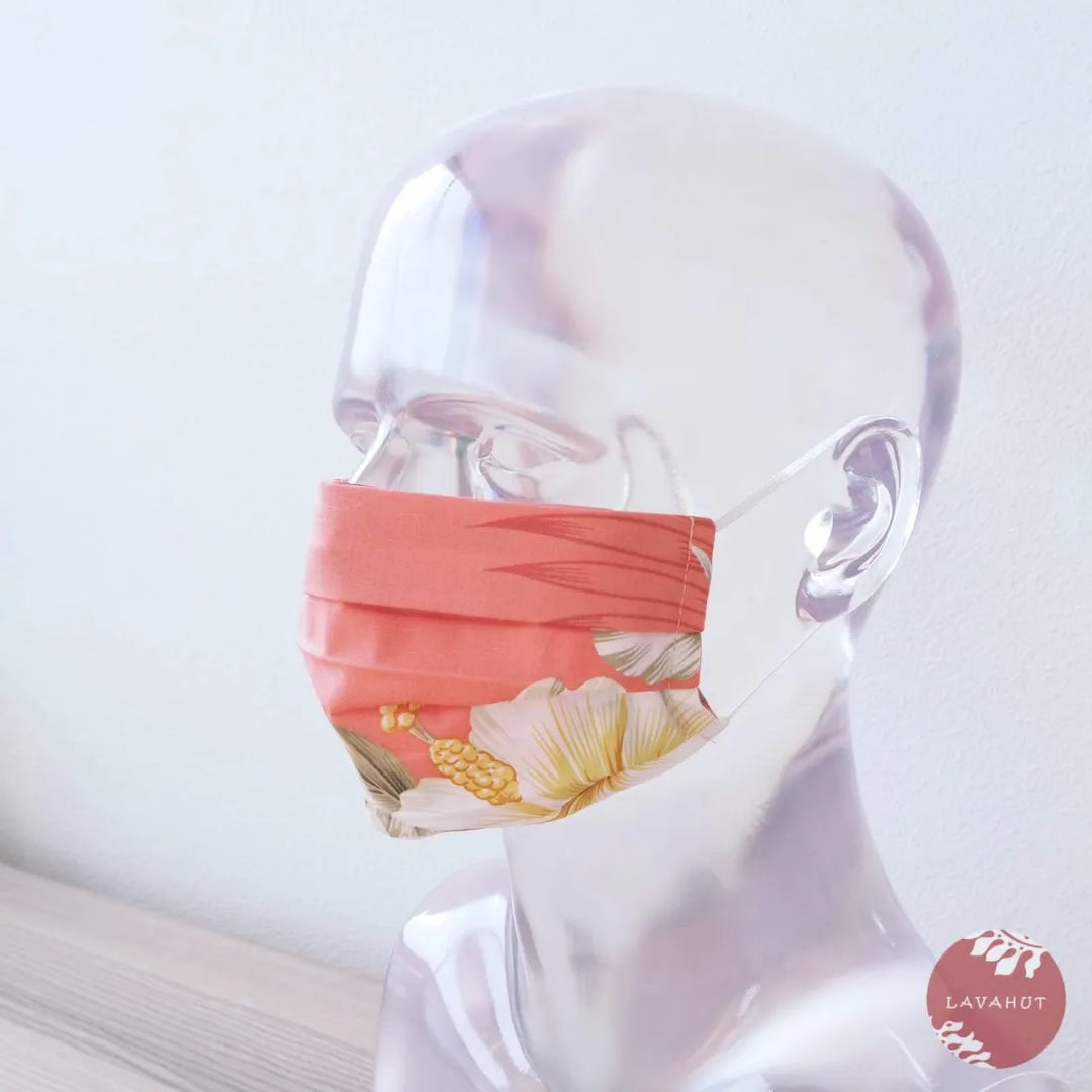 Accordion + Filter Pocket • Pink Hibiscus Joy - Made in Hawaii