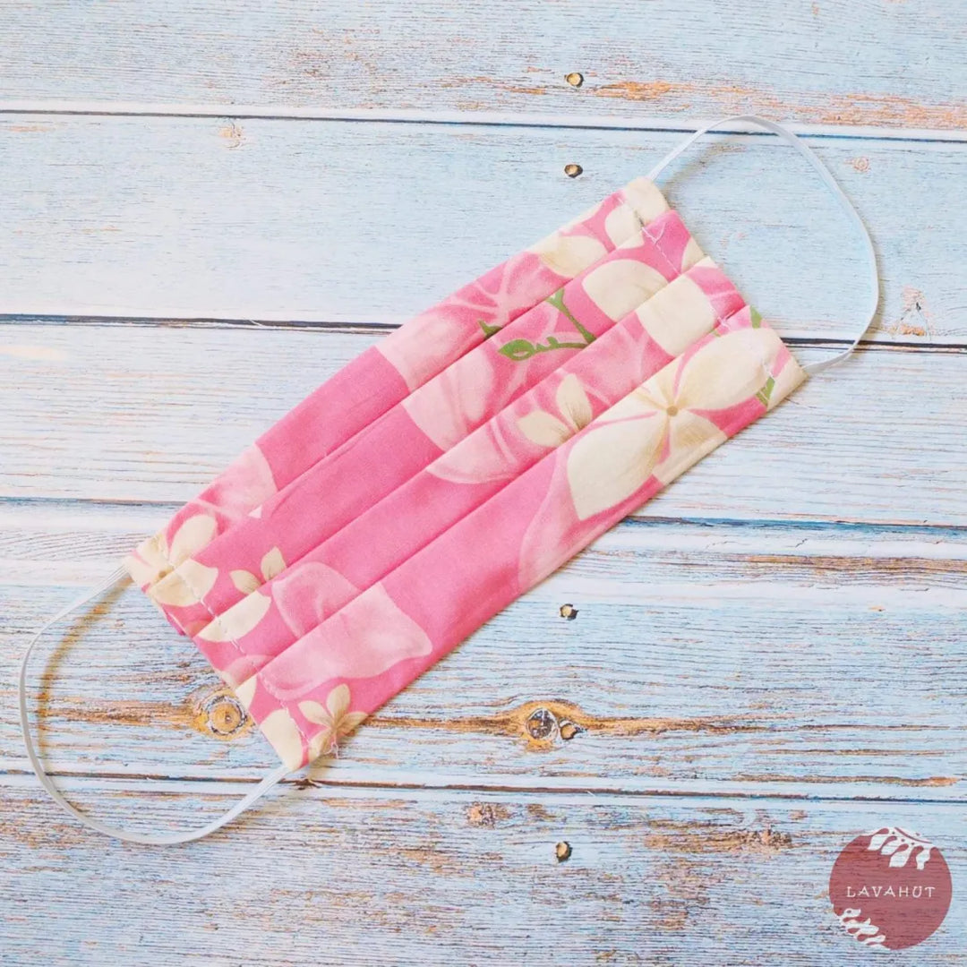 Accordion + Filter Pocket • Pink Plumeria - Made in Hawaii