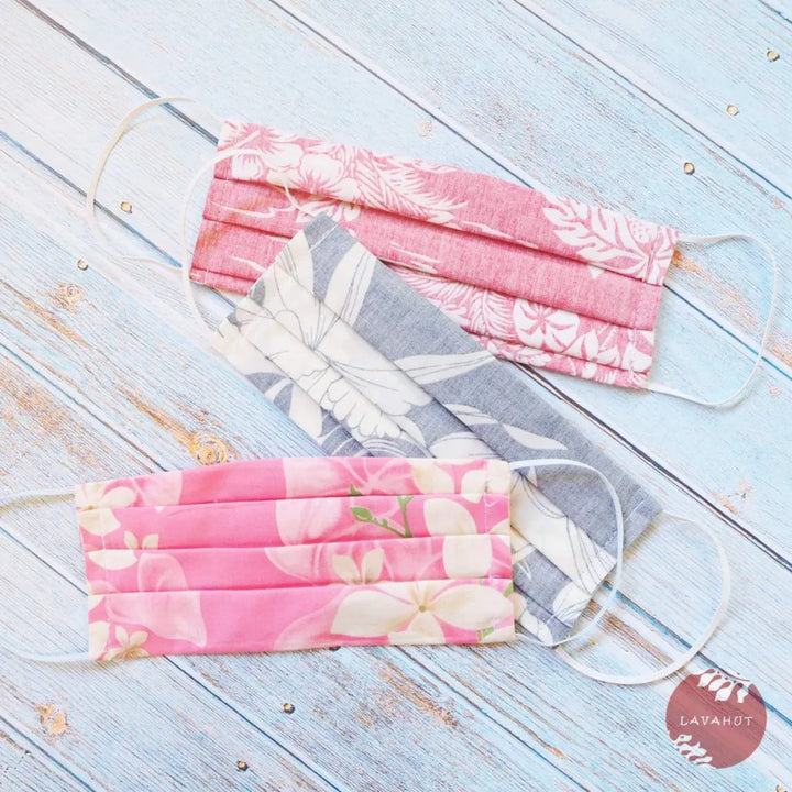 Accordion + Filter Pocket • Pink Plumeria - Made in Hawaii