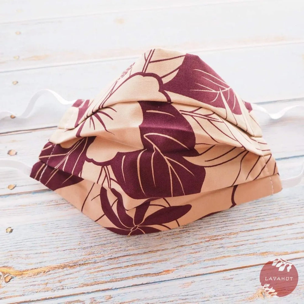 Accordion + Filter Pocket • Purple Haven – Authentic Hawaiian Face Mask by Lavahut
