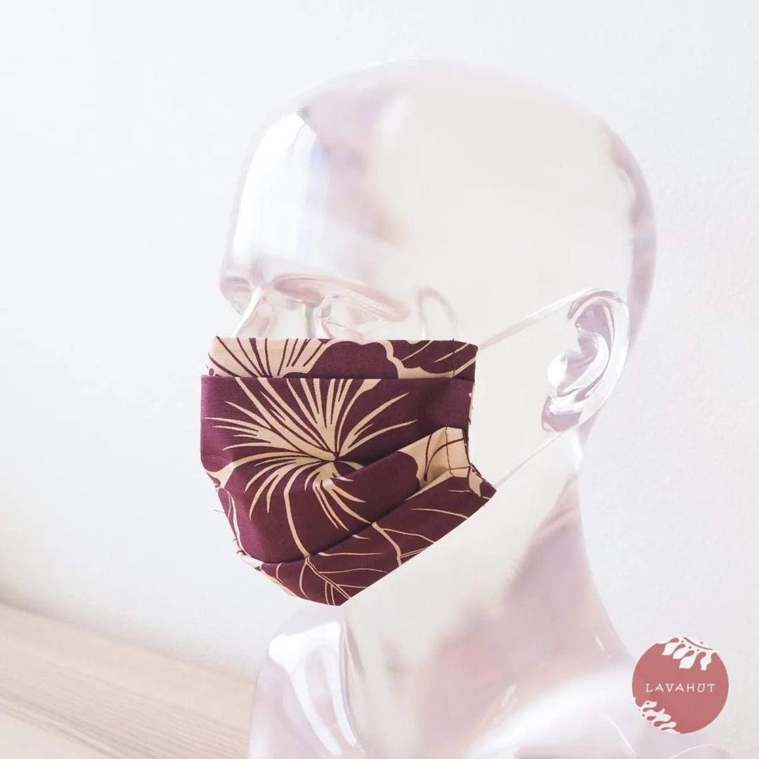 Accordion + Filter Pocket • Purple Haven – Authentic Hawaiian Face Mask by Lavahut