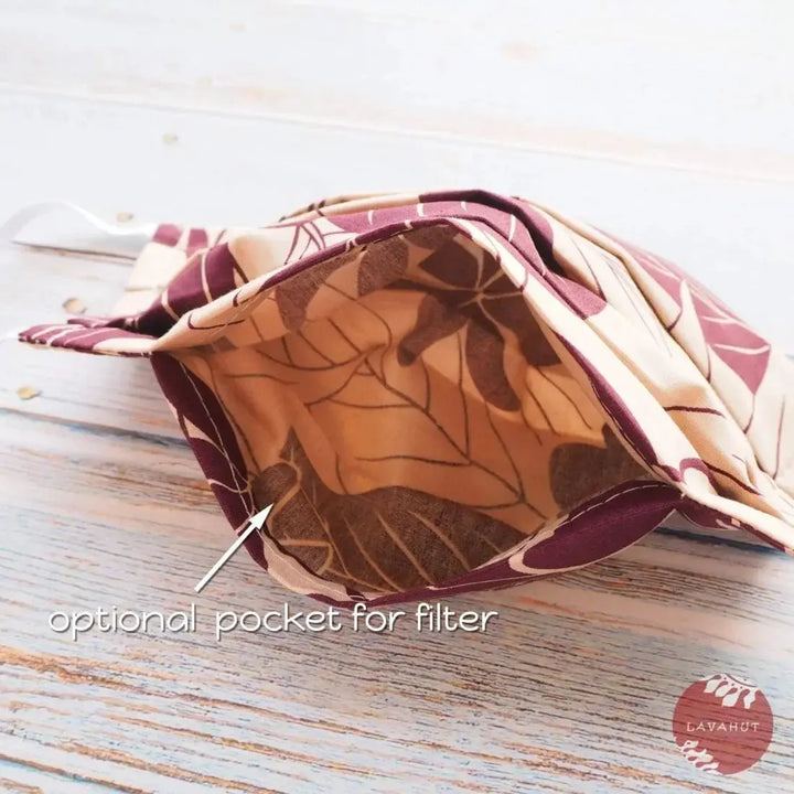 Accordion + Filter Pocket • Purple Haven - Made in Hawaii