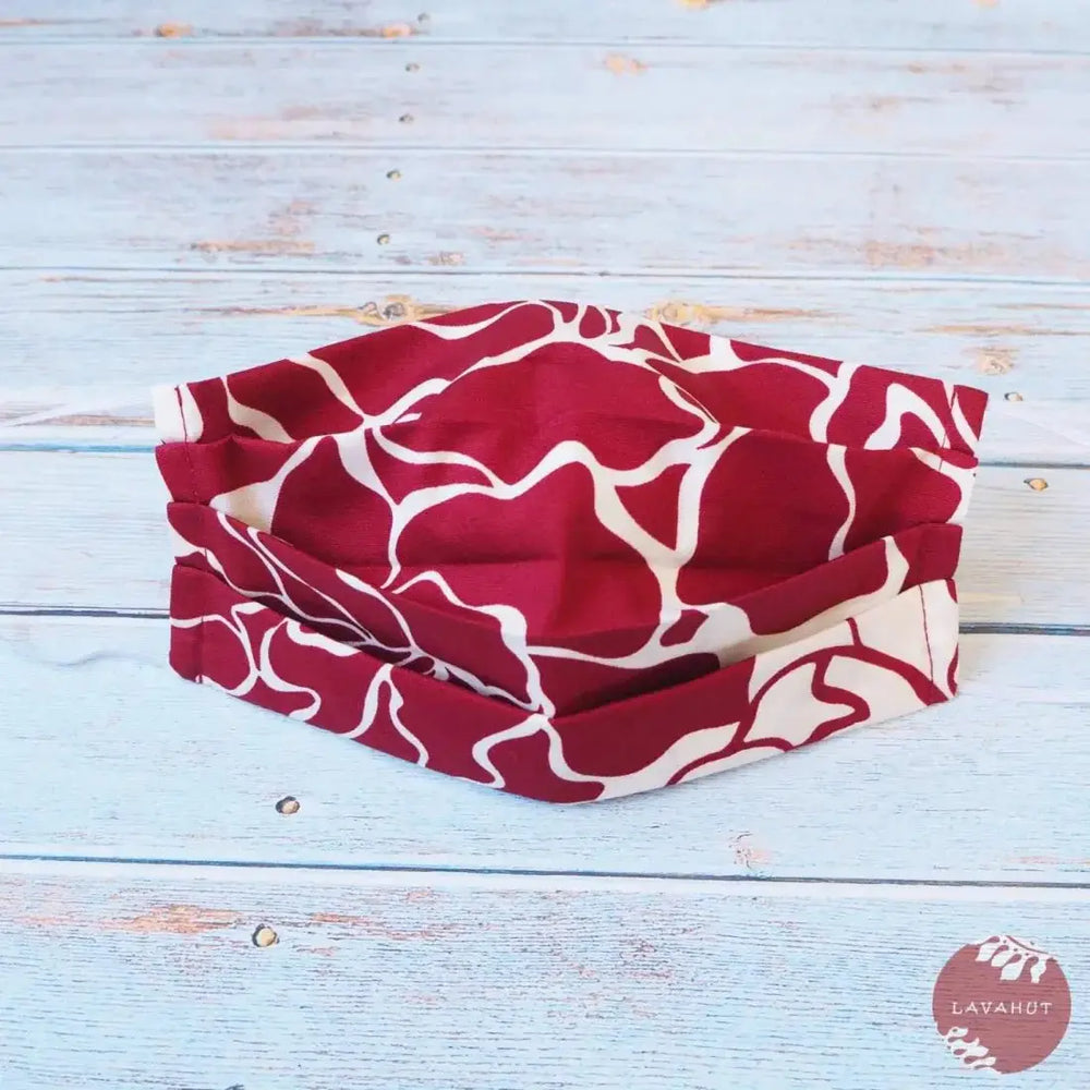 Accordion + Filter Pocket • Red Kauai - Made in Hawaii