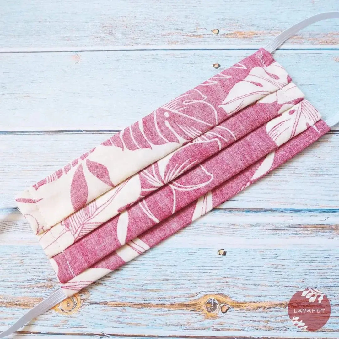 Accordion + Filter Pocket • Red Orchid - Made in Hawaii