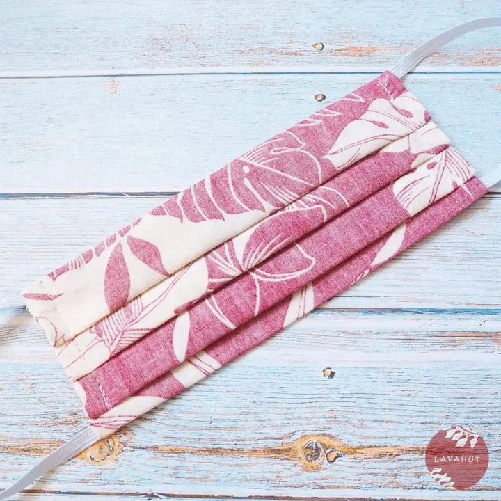 Accordion + Filter Pocket • Red Orchid - Made in Hawaii