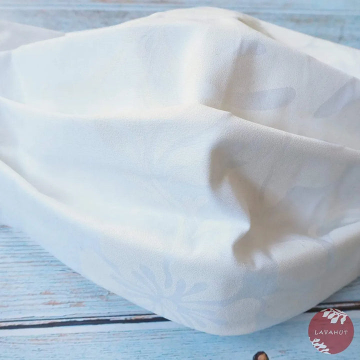 Accordion + Filter Pocket • White Makamae - Made in Hawaii