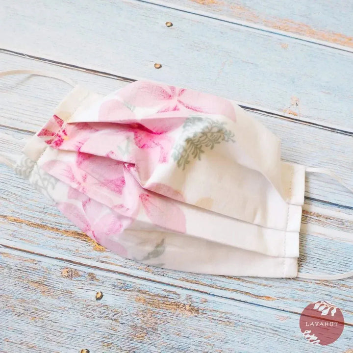 Accordion + Filter Pocket • White Plumeria - Made in Hawaii