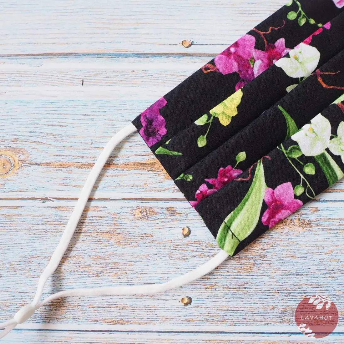 Accordion + Pocket Adjustable Loops • Black Orchid Bouquet - Made In Hawaii