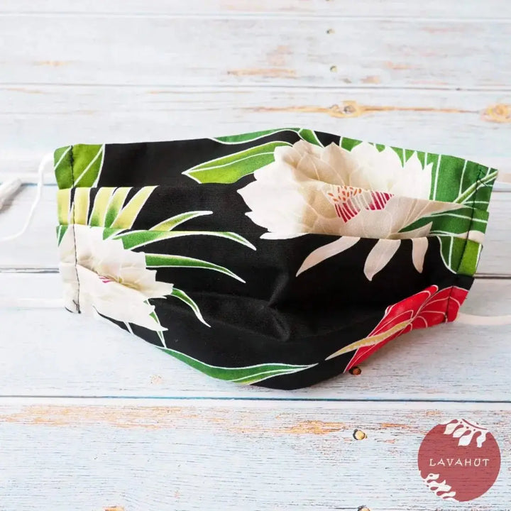 Accordion + Pocket + Adjustable Loops • Black Paradise - Made in Hawaii