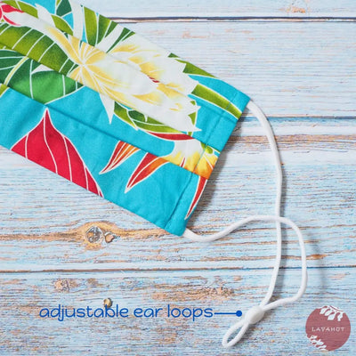 Accordion + Pocket Adjustable Loops • Blue Paradise - Made In Hawaii