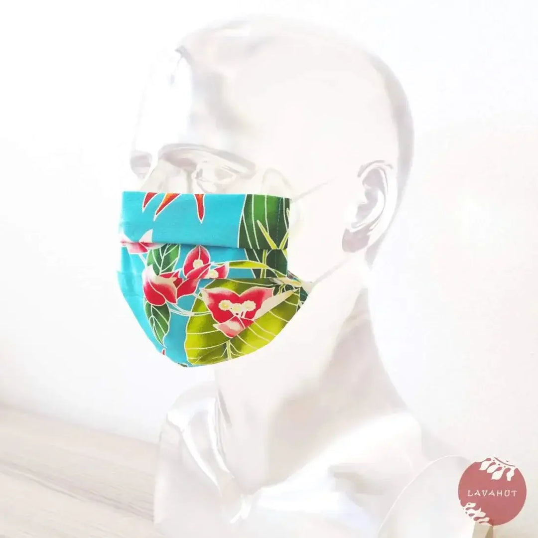 Accordion + Pocket + Adjustable Loops • Blue Paradise - Made in Hawaii